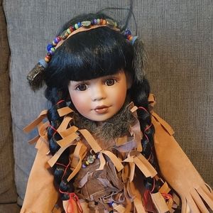 Porcelain Indian Doll